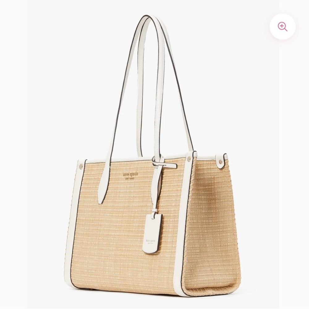Kate Spade Market Woven Straw Medium Tote
